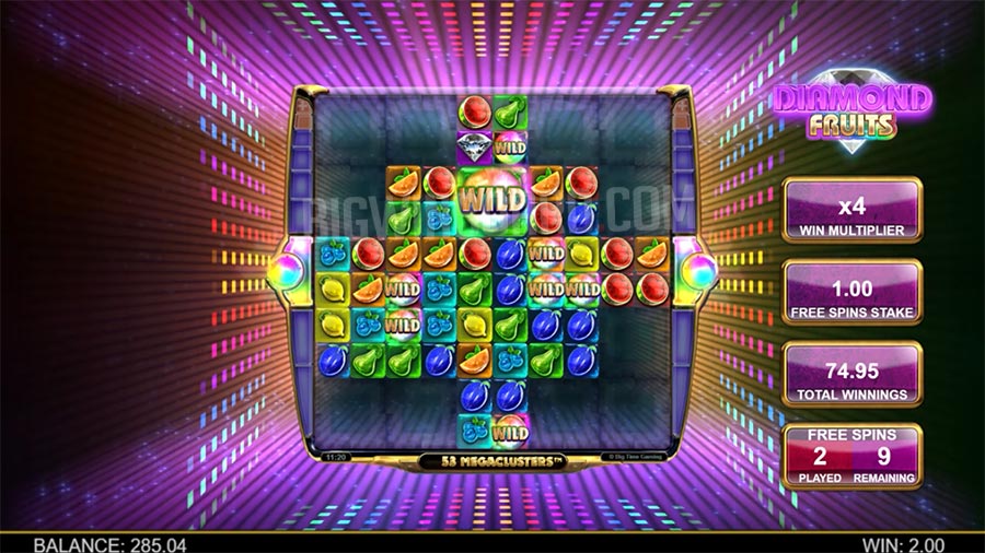 Diamond Fruits Megaclusters slot